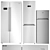 Beko Refrigerator Set: Cool & Spacious 3D model small image 1