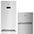 Beko Refrigerator Set: Cool & Spacious 3D model small image 3