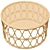 Modern Wicker Coffee Table: Lotta 3D model small image 2