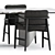Elegant Teresina Chair & Wedge Table  3D model small image 3