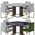 Modern Charlie Table by Meridiani 3D model small image 3