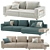 FELLINI Modular Sofa: Stylish Simplicity 3D model small image 1