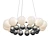 Elegant Vistosi Pendant Light 3D model small image 1