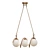 Brass Delight Chandelier - KG1212P 3D model small image 1