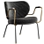 Elegant Kalida Lounge Chair 3D model small image 1