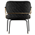 Elegant Kalida Lounge Chair 3D model small image 2
