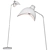 Modern Rotating Floor Lamp: Asta 3D model small image 3