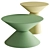 Contemporary Cimento Murano Table 3D model small image 2