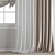 Polygonal Curtain: High Quality 3D Model 3D model small image 4