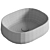 Olympia Oval Countertop Sink 3D model small image 3