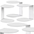 Sleek Merian Side Table 3D model small image 2