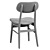 Elegant Ruby Dining Chair 3D model small image 5