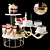 Sweet Delights Dessert Set 3D model small image 1