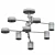 Qinet Modern Chandelier - Millimeter Precision 3D model small image 2