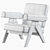 Modern Capitol Complex Armchair: 2014 Edition 3D model small image 6