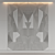 Modern Gray Panel MDF Headboard 3D model small image 4