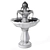 Solar Dual-Tier Fountain: Motion Blur Option 3D model small image 5