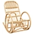 Cozy Wicker Baby Rocker 3D model small image 4