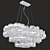 Elegant Murano Glass Chandelier 3D model small image 1