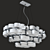 Elegant Murano Glass Chandelier 3D model small image 2