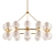 Elegant Brass Chandelier: Eichholtz Hutchinson 3D model small image 1