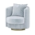 Modern Italian VICKY Armchair 3D model small image 1