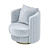 Modern Italian VICKY Armchair 3D model small image 2