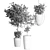 Indoor Plant Collection: 48 Varieties 3D model small image 4