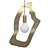Modern Metal Pendant Lamp: ESPRIT YA-YA 3 3D model small image 1