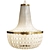 Exquisite Capiz Shell Chandelier 3D model small image 1