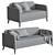 Ikea Linanes Sofa - Versatile and Stylish 3D model small image 10
