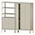 Beige Outdoor Cabinet: KOLBJÖRN 3D model small image 1