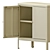 Beige Outdoor Cabinet: KOLBJÖRN 3D model small image 3