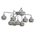 Modern Freya Crystal Chandelier 3D model small image 2