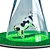 Cow Abduction Lamp: German Designer's Night Light 3D model small image 3