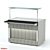 Sleek Stone Counter for Professional Use 3D model small image 1