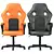 Ebern Designs PC & Racing Game Chair - Ultimate Comfort and Style 3D model small image 5