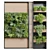 Vertical Garden Stand: Stylish Wall Decor 3D model small image 2