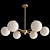 Modern Sputnik Chandelier: Stylish Lighting for Every Space 3D model small image 4