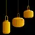 Elegant Metal and Glass Luminaires 3D model small image 4