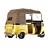 Mini Rickshaw Taxi: Detailed High-Quality Model 3D model small image 4