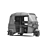 Mini Rickshaw Taxi: Detailed High-Quality Model 3D model small image 2