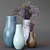 Modern West Elm Vases 3D model small image 3