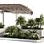 Outdoor Oasis: Backyard Furniture & Pool 3D model small image 2