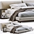 Luxurious Living Divani Bed: Softwall Comfort 3D model small image 1