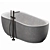 Elegant Stone Bathtub: Fida 3D model small image 3