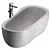 Elegant Stone Bathtub: Fida 3D model small image 6