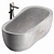 Elegant Stone Bathtub: Fida 3D model small image 8