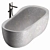 Elegant Stone Bathtub: Fida 3D model small image 9