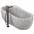 Elegant Stone Bathtub: Fida 3D model small image 14